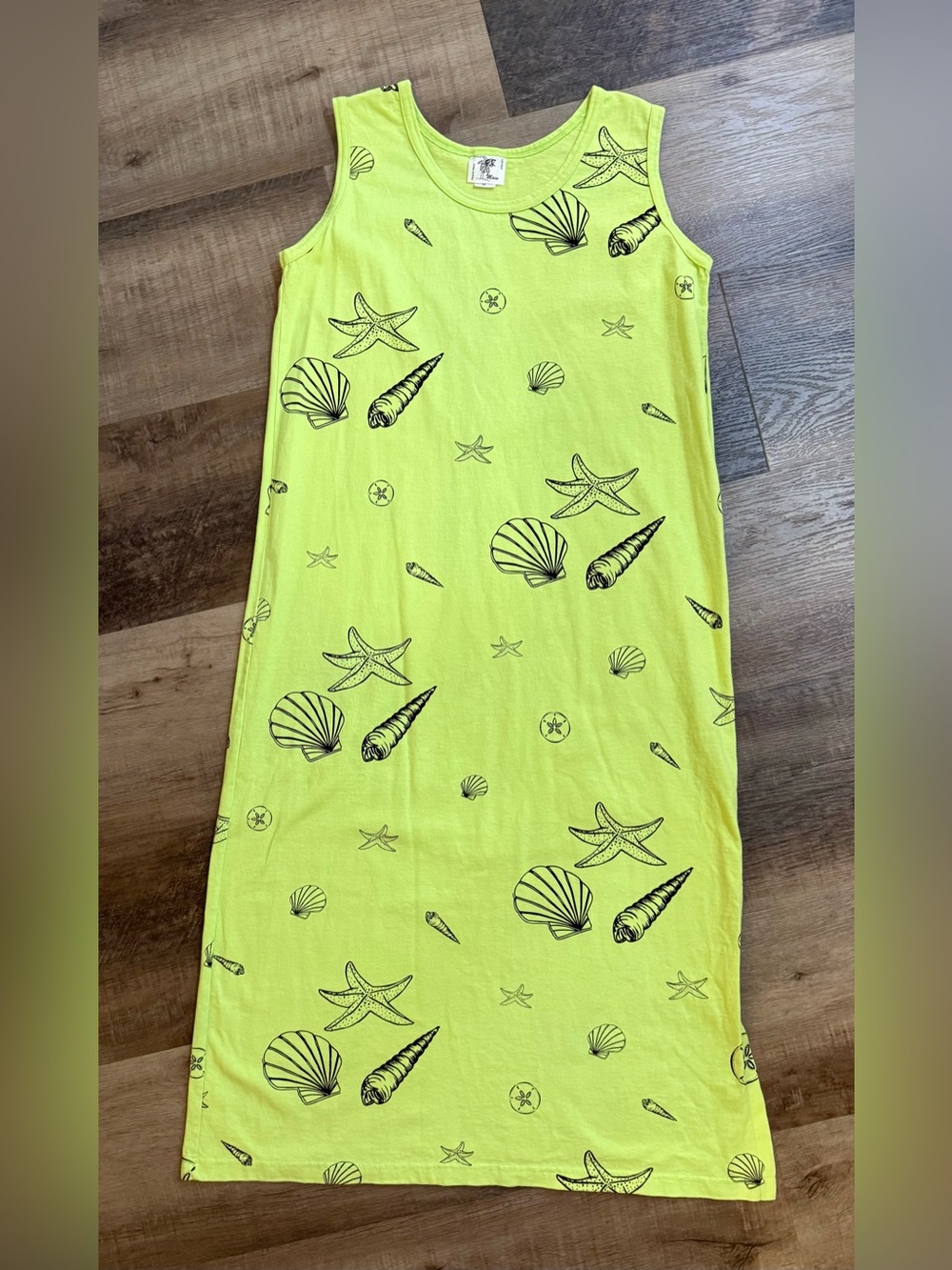 Casual & Main Resort Wear Lime Seashell Maxi Dress Size Medium 🐚 - Picture 11 of 11